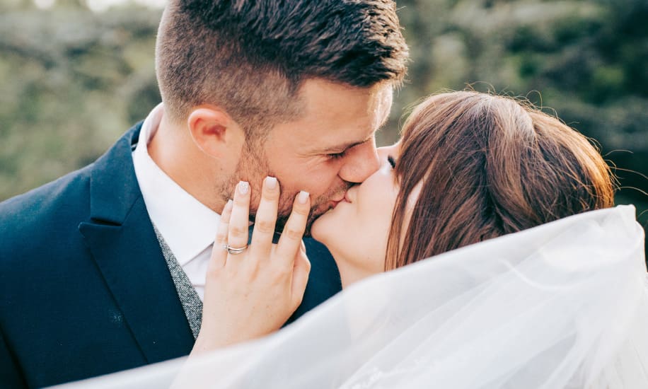 Wedding Day photo of Bride and Groom